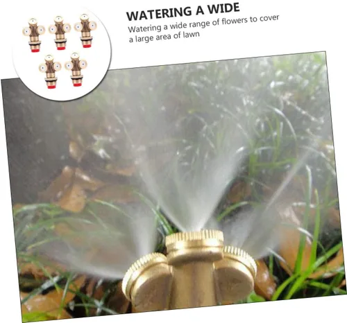 Vista 3 de BESTonZON Boquilla de boquilla de pulverización de manguera de agua pulverizadora Boquilla Mister Cabezales de riego Accesorios de rociadores
