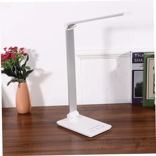 Vista 4 de Uonlytech Lámpara LED de escritorio para ojos con control táctil recargable, modos de brillo, diseño para el hogar, oficina, dormitorio, lectura