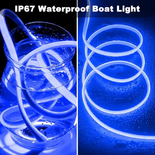 Vista 2 de SHUNLEE los 40FT llevaron las luces azules del barco, luces llevadas marinas impermeables de la MAZORCA IP67