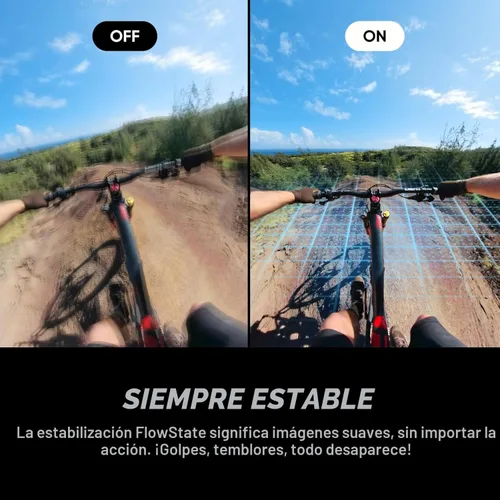 Vista 7 de Insta360 X5 Paquete Esencial - Cámara de acción 360 impermeable de 8K El paquete incluye selfie stick, batería extra, estuche de carga rápida