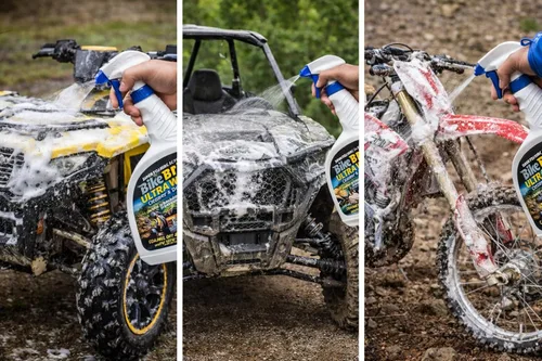 Vista 3 de Bike Brite MC4U Ultra Spray Wash - Azul (32 onzas líquidas)