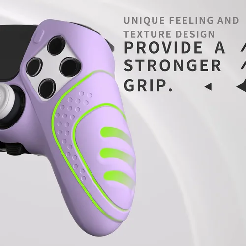 Vista 85 de PlayVital Guardian Edition Anti-Slip Ergonomic Silicone Cover Case for ps5 Edge Controller, Soft Rubber Protector Skin for ps5 Edge Wireless