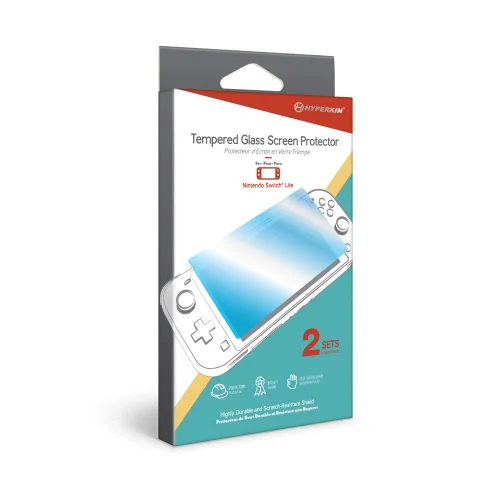 Vista 2 de Hyperkin Tempered Glass Screen Protector for Nintendo Switch Lite (2-Sets)