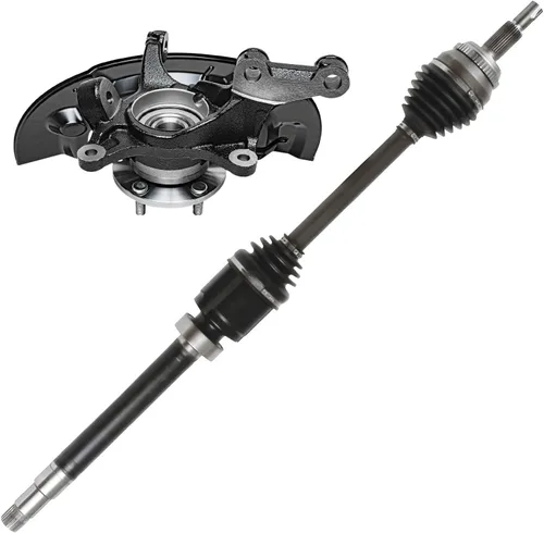 Vista 59 de Detroit Axle - 2 ejes CV delanteros para Chevy Silverado 1500 2007-2018, GMC Sierra Suburban Yukon XL 1500 Avalanche Cheyenne Cadillac Escalade ESV