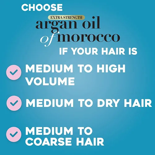Vista 7 de OGX Extra Strength Hydrate Repair + Argan Oil of Marruecos Mascarilla para el cabello Hidratante Profundo, Tratamiento Acondicionador, Cítricos, 6