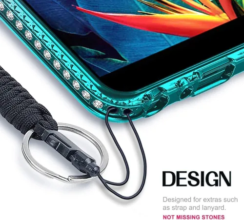 Vista 2 de NZND Funda para Samsung Galaxy A32 5G con protector de pantalla de vidrio templado (cobertura completa), soporte de anillo/correa para la muñeca