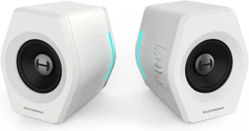 Vista 10 de Edifier G2000 32W Altavoces de PC para Computadora de 32W para Gaming en Escritorio PC Laptop Mac Computadora Woofer Altavoces Bluetooth USB Rosa