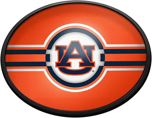 Vista 100 de The Fan-Brand NCAA Alabama Crimson Tide: Letrero de pared ovalado con luz – Decoración de fútbol, baloncesto, béisbol y deportes universitarios
