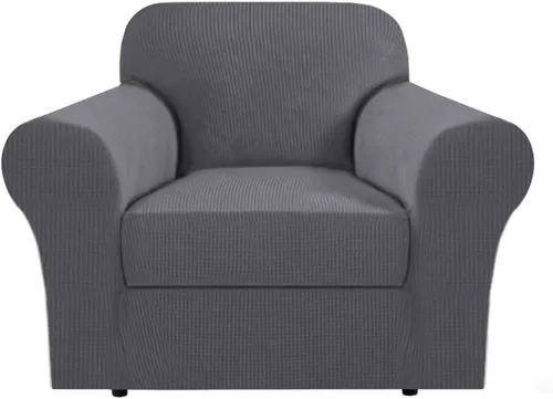 Vista 29 de H.VERSAILTEX - 2 fundas protectoras de licra suave Jacquard para respaldo de silla, lavable a máquina