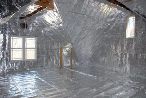 Vista 4 de 1000 sqft Reflective Attic Foil Insulation 17" Solid