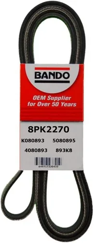 Vista 91 de Bando USA 8PK710 Correa de serpentina de calidad OEM