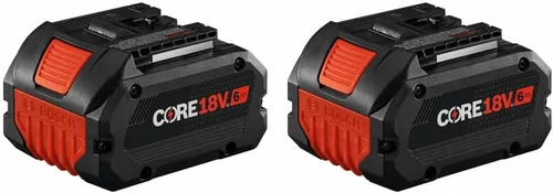 Vista 9 de Bat612- 2PK 18-volt iones de litio 2.0 Ah Bosch slim pack batería con indicador de combustible digital, 2-pack