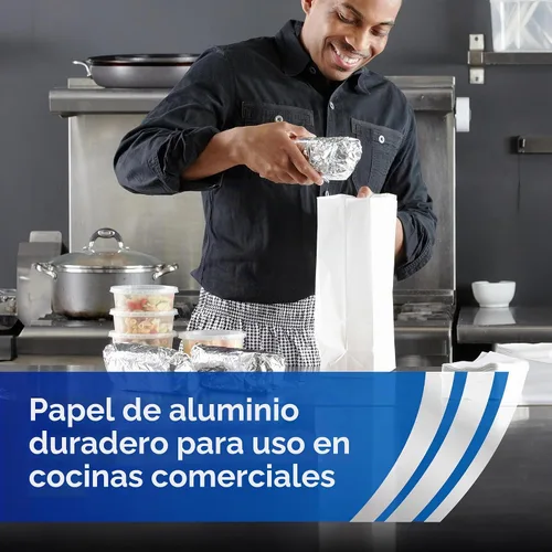 Vista 3 de Hojas de Papel Aluminio Precortadas Reynolds Wrappers, 12x10.75 pulgadas, 500 hojas