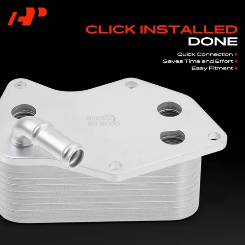 Vista 3 de A-Premium - Enfriador de aceite de motor compatible con Volkswagen Golf Jetta Passat Rabbit, 2006, 2007, 2008, 2009, 2010, 2011, 2012, 2013, 2014