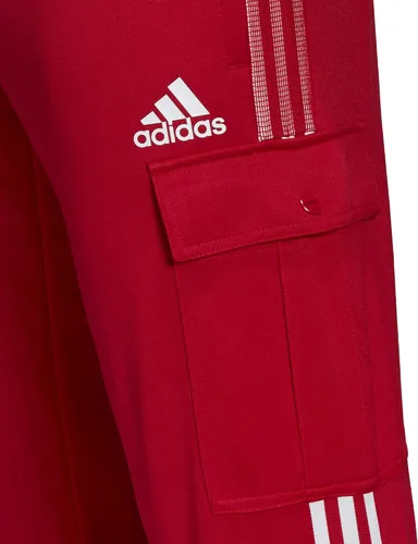 Vista 4 de adidas Big & Tall Tiro '21 - Pantalones cargo para invierno, Tono beige-blanco