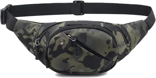 Vista 13 de Ausion - Cangurera con bolsillos con cremallera, cinturón ajustable para entrenamiento, de vacaciones, senderismo, correr, para iPhone 11 Pro Xs Max