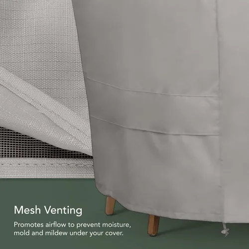 Vista 5 de Covermates Ultima - Funda para parrilla resistente para todo tipo de clima, con poliéster 600D, correas de hebilla ajustables, asas reforzadas
