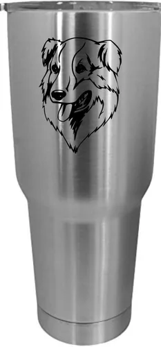 Vista 52 de Cairn Terrier - Vaso grabado con temática de perro, 30 onzas