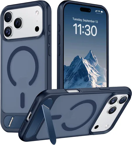 Vista 238 de Funda para iPhone 11 con compatibilidad magnética, [Soporte invisible incorporado][Compatible con MagSafe]