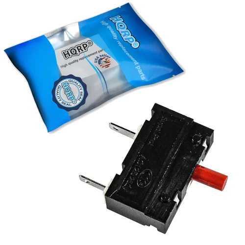Vista 2 de HQRP Interruptor de disyuntor térmico de empuje para restablecer serie 91 compatible con aspiradora vertical Dyson DC25 DC24 914592-01 DY-91459201