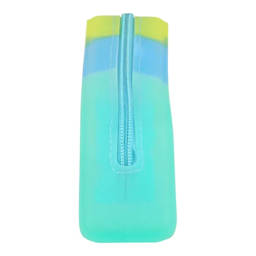 Vista 4 de Estuche Escolar Safta Azul Verde Amarillo (18.5 x 7.5 x 5.5 cm)