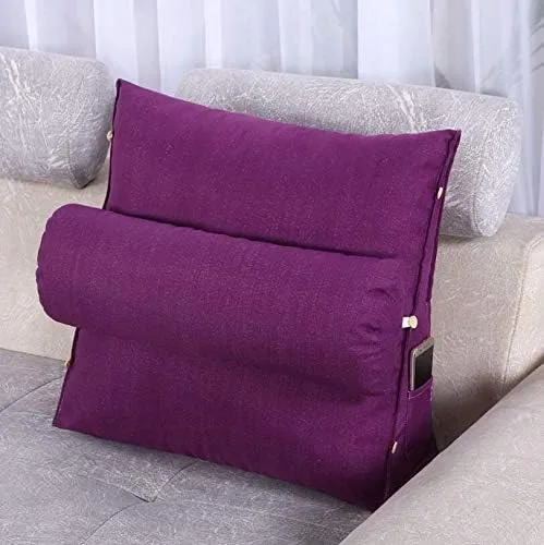 Vista 5 de Cojín de cama ajustable para respaldo de TV, lectura de cama, decoración del hogar Café