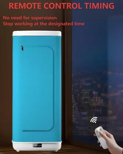 Vista 4 de Secadora Portátil, Mini Máquina de Cuidado de la Ropa con Control Remoto, Rápida/Fácil de Usar/Pequeña, Adecuada para Espacios Pequeños