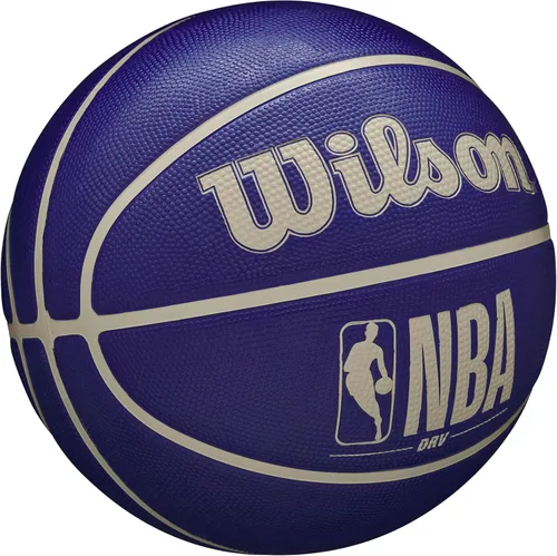Vista 3 de Wilson NBA DRV Balón de baloncesto para exterior - Indigo/Beige, Tamaño 6, 28.5 pulgadas