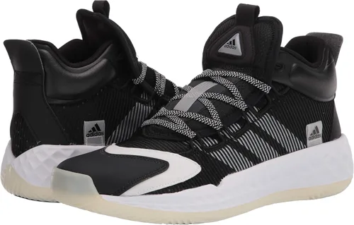 Vista 7 de adidas Tenis de baloncesto unisex Coll3ctiv3 2020 Mid para adultos, White-silver Metallic-Chalk White