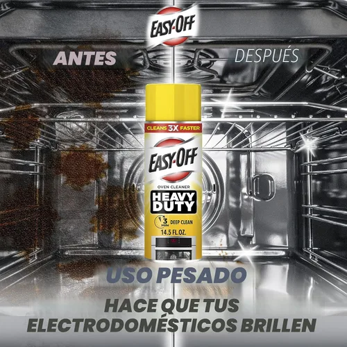 Vista 7 de Easy Off Limpiador de Horno de Servicio Pesado, Aroma Regular, Lata de 14.5 oz (Paquete de 2)