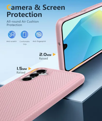 Vista 802 de FNTCASE Funda para iPhone 17 Pro: Fundas delgadas translúcidas de color azul claro compatibles con MagSafe, protección completa de la cámara
