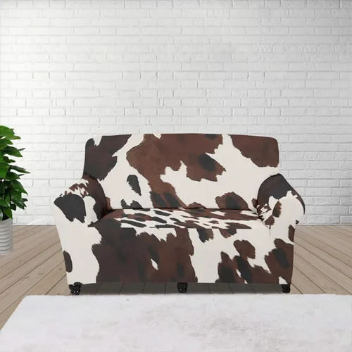 Vista 93 de Horeset Funda elástica para silla con diseño de flores hippie otoñales, funda para sofá, lavable, protección de muebles con espuma antideslizante