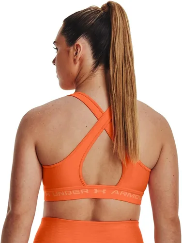 Vista 5 de Under Armour - Sujetador deportivo de medio impacto, con espalda cruzada, para mujer