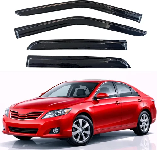 Vista 45 de KPY Moldura deflectora de viento con protección contra la lluvia compatible con Mazda CX-3 2016-2021 (CX3), 4 unidades, para ventana lateral