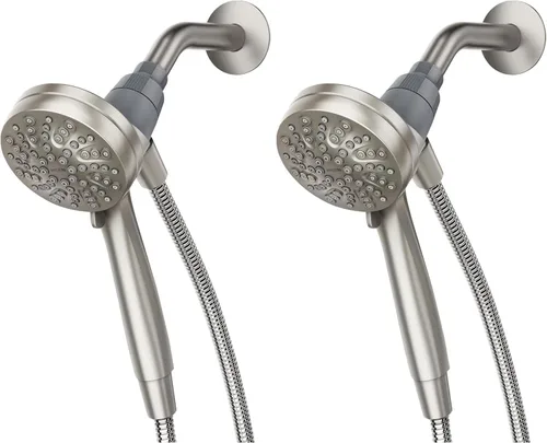 Vista 23 de Moen Engage Magnetix Níquel cepillado resistente a manchas de 3.5 pulgadas, cabezal de ducha de mano desmontable de seis funciones con sistema