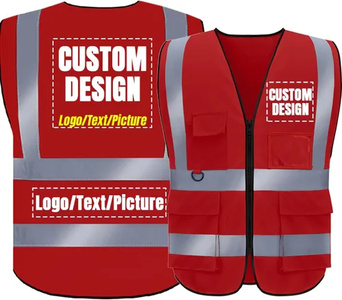 Vista 51 de BeautyWill Chaleco de Seguridad con Logo Personalizado Clase 2 Chaleco Reflectante de Alta Visibilidad Chaleco de Construcción Transpirable