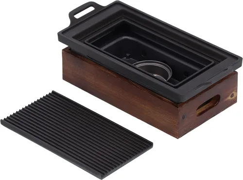 Vista 2 de Smokeless Barbecue Baking Tray, Durable NonStick Design