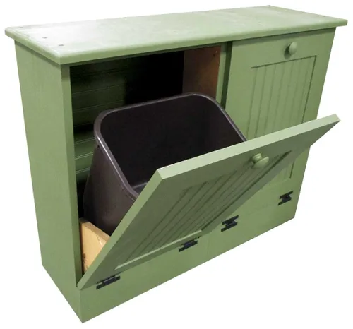 Vista 13 de Cubo doble de basura/Recipiente para papelera de reciclaje.