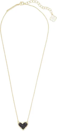 Vista 2 de Kendra Scott Ari - Collar con colgante de corazón y longitud ajustable para mujer, joyería a la moda