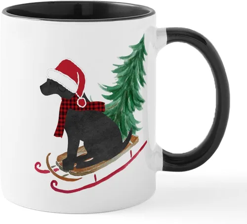 Vista 23 de CafePress Black Lab Mug Taza de café de cerámica de 11 oz (11.0 fl oz)