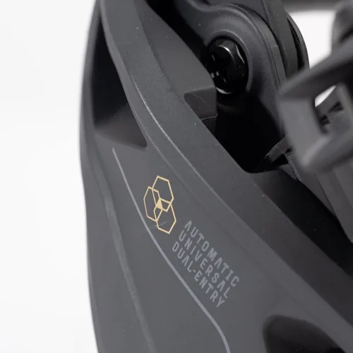 Vista 2 de Nidecker Supermatic Snowboard First Universal, Doble Entrada, Fijación Automática - Cómoda y Confiable como una Fijación Regular de Dos Correas