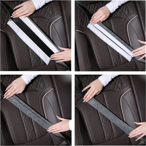 Vista 7 de Funda para cinturón de seguridad, funda para cinturón de seguridad, fundas para cinturón de seguridad, fundas para cinturón de seguridad para Negro