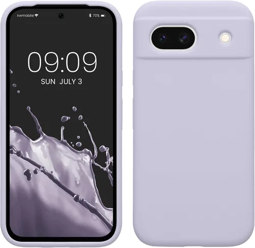 Vista 259 de kwmobile Funda Compatible con Google Pixel 6 Pro - Funda de Teléfono de Silicona TPU con Acabado Suave - Azul Caribe