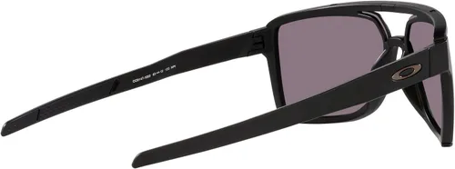 Vista 6 de Oakley Man OO9147 - Gafas de sol con montura negra mate, lentes gris Prizm, 2.480 in