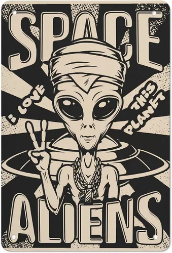 Vista 18 de Cartel de metal con diseño de gato negro con texto en inglés "Angels Don't Always Have Wings", póster de metal vintage de 8 x 12 pulgadas, letrero
