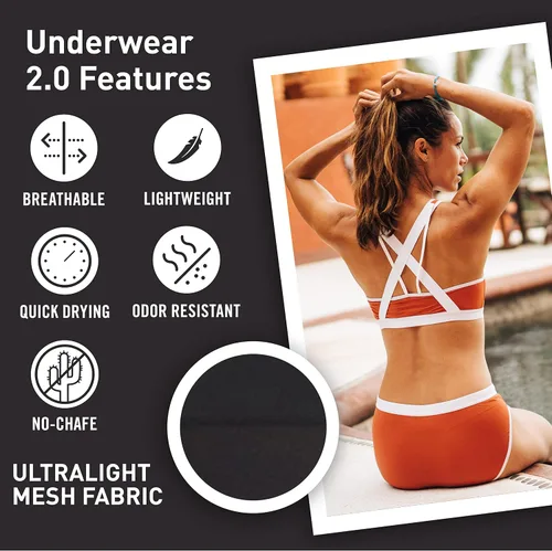Vista 4 de ExOfficio Give-N-Go 2.0 Sport Mesh Bikini Cut Brief para mujer