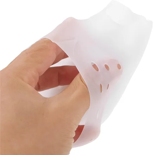 Vista 6 de EXCEART Plantillas de aumento de altura de silicona para mujeres y hombres, almohadillas invisibles de gel suave para levantamiento de talón