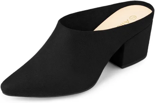 Vista 14 de Allegra K Sandalias de tacón de bloque para mujer Beige
