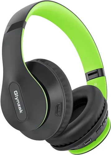 Vista 11 de Auriculares inalámbricos Bluetooth sobre la oreja con tiempo de reproducción de 65H, auriculares estéreo HiFi con micrófono y modos 6EQ, auriculares