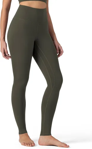 Vista 10 de Colorfulkoala Pantalones de yoga suaves de cintura alta para mujer, leggings de longitud completa Negro